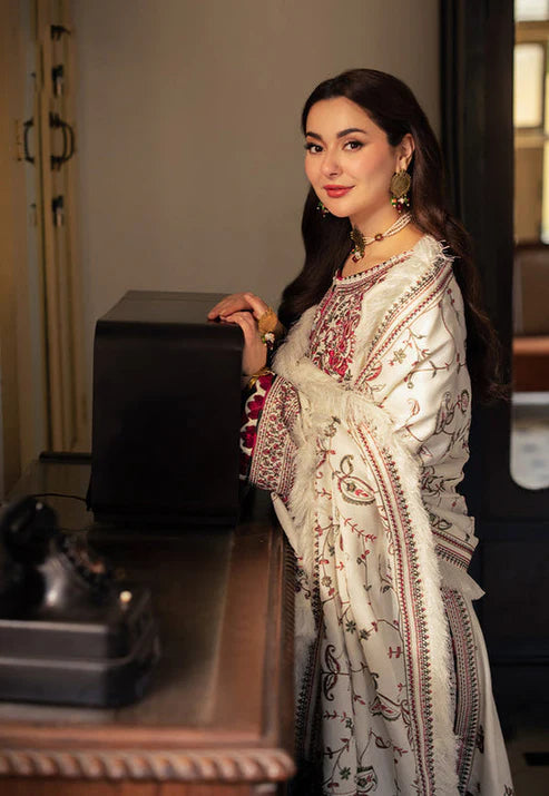 ASIM JOFA DHANAK UNSTITCHED EMB 3PC