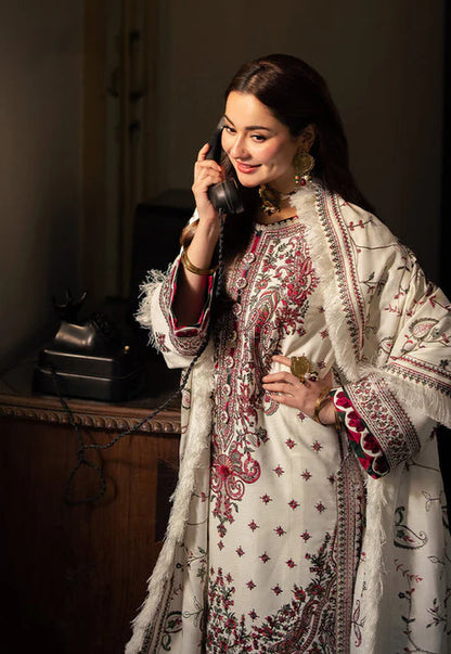 ASIM JOFA DHANAK UNSTITCHED EMB 3PC