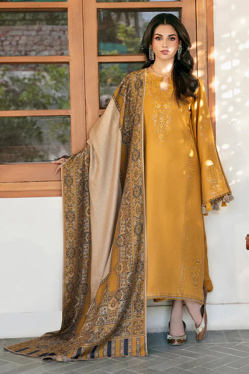 AIZEL DHANAK PREMIUM UNSTITCHED EMB 3PC