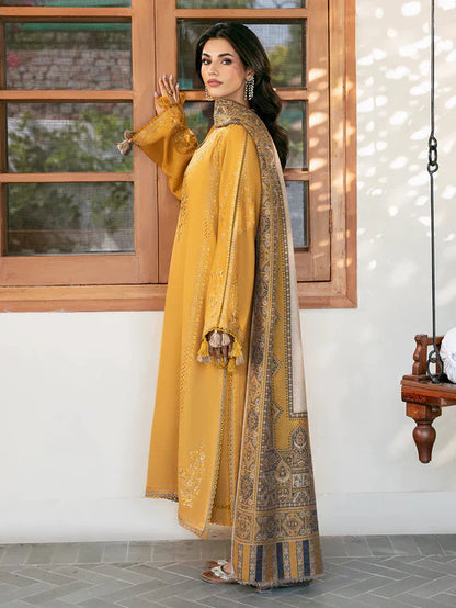 AIZEL DHANAK PREMIUM UNSTITCHED EMB 3PC