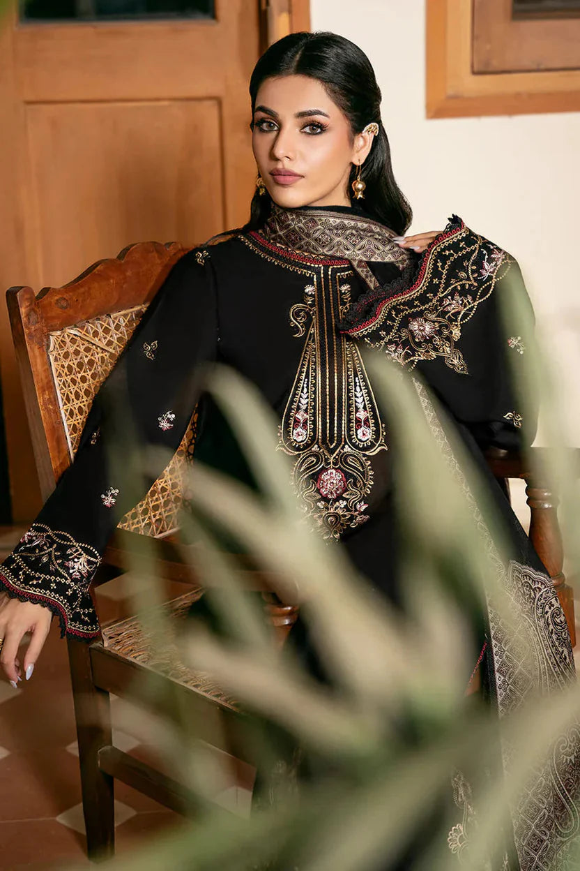 IZEL DHANAK PREMIUM UNSTITCHED EMB 3PC