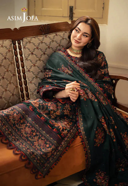 ASIM JOFA DHANAK UNSTITCHED EMB 3PC