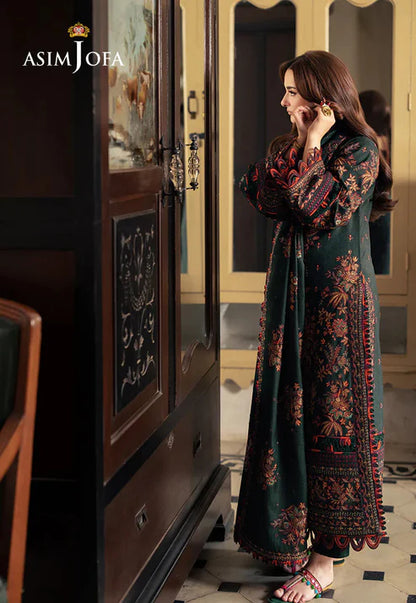 ASIM JOFA DHANAK UNSTITCHED EMB 3PC