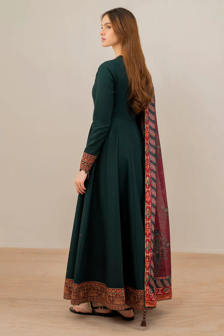 JAZMIN DHANAK PREMIUM UNSTITCHED EMB 3PC