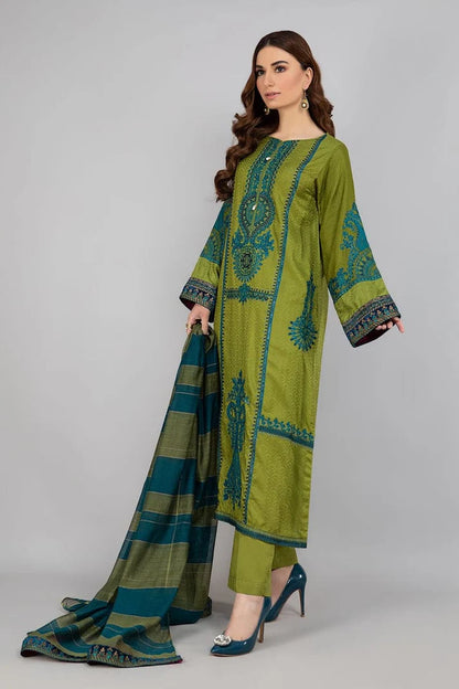 MARIA.B DHANAK LUXURY UNSTITCHED EMB 3PC