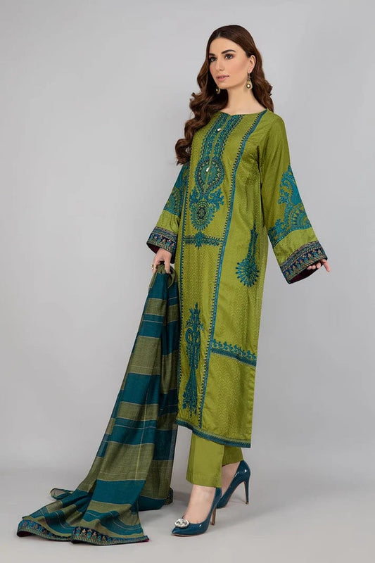 MARIA.B DHANAK LUXURY UNSTITCHED EMB 3PC