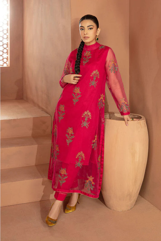 MARIA.B ORGANZA UNSTITCHED EMB 2PC