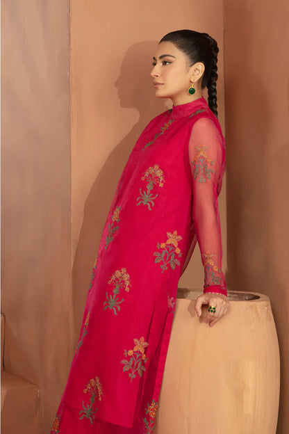 MARIA.B ORGANZA UNSTITCHED EMB 2PC