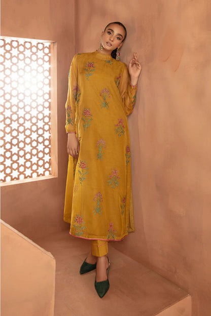 MARIA.B ORGANZA UNSTITCHED EMB 2PC