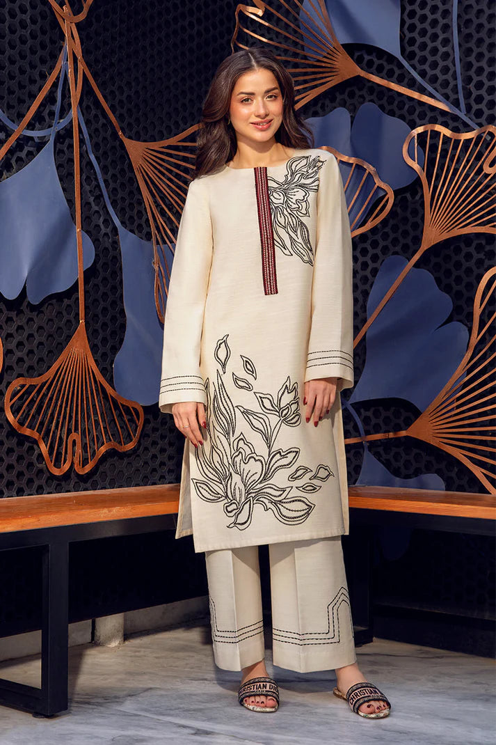 RANG RASIYA KARANDI UNSTITCHED EMB 2PC