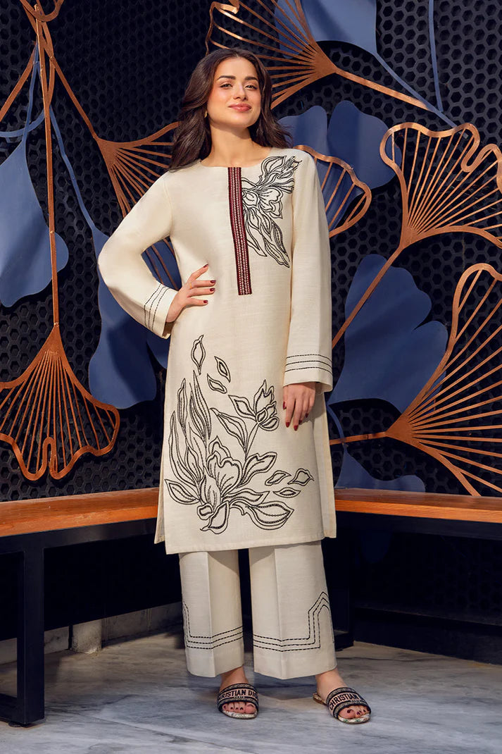 RANG RASIYA KARANDI UNSTITCHED EMB 2PC